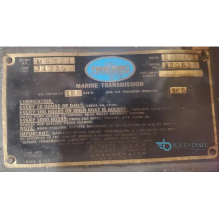 Twin Disc MG-521 Gearbox Marine