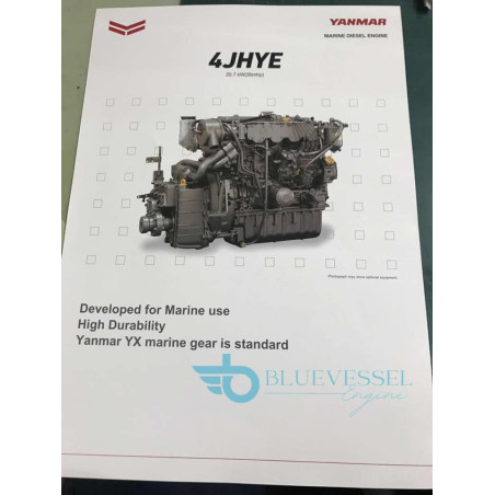 Yanmar 4JHYE Inboard Diesel Engine 35-HP
