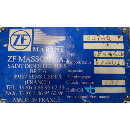 ZF MASSON W 440 Gearbox Marine