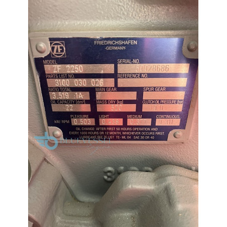 ZF 2250 Gearbox Marine